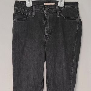 Women’s Black LEVIS 721 High Rise Skinny -26